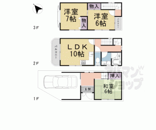 【小倉町南堀池貸家】