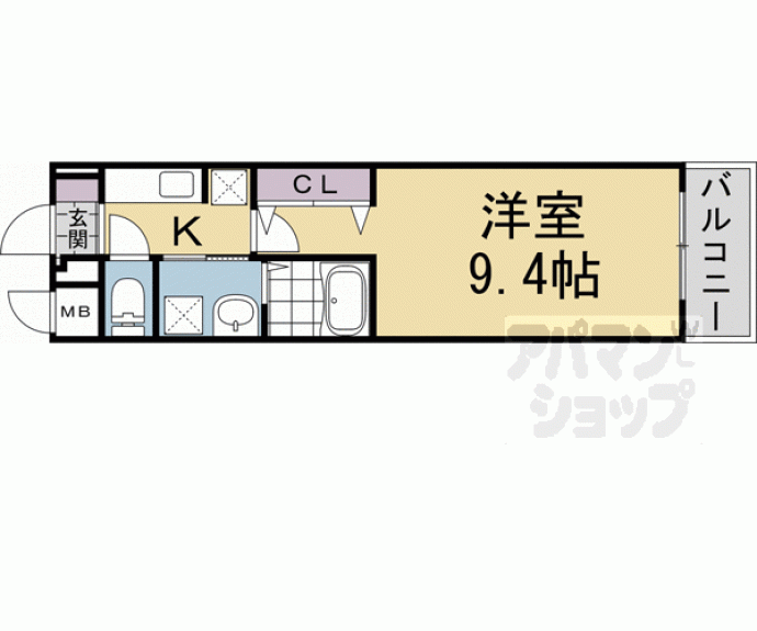 【（仮）西九条島町アパート】間取