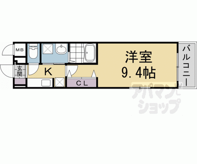 【（仮）西九条島町アパート】間取