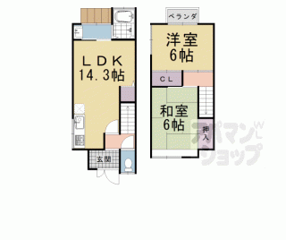 【篠町柏原川原垣内貸家】