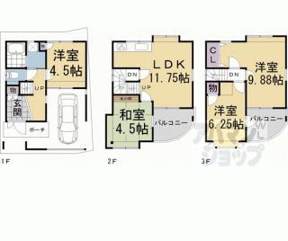 【羽束師菱川町貸家】