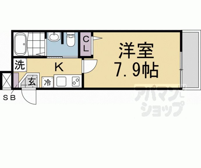 【Ｇｌａｄｖｉｓ烏丸紫明】間取