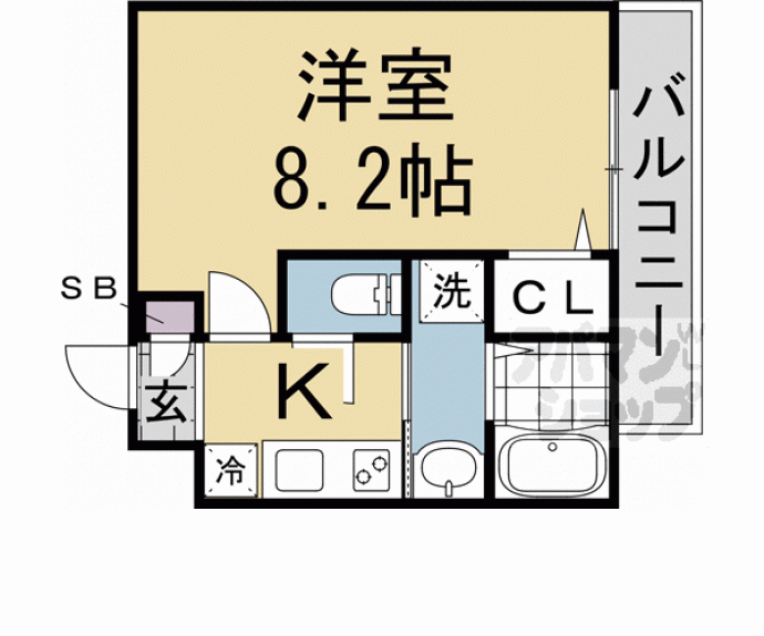 【Ｇｌａｄｖｉｓ烏丸紫明】間取