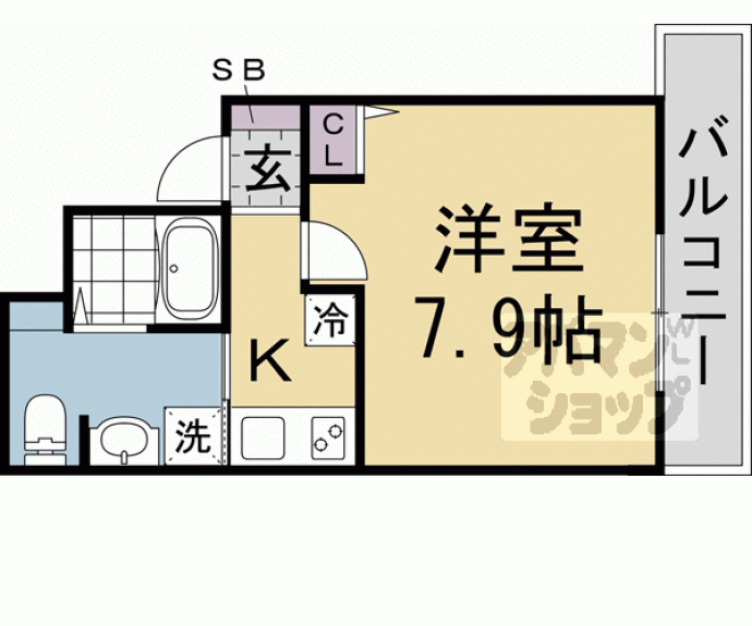 【Ｇｌａｄｖｉｓ烏丸紫明】間取