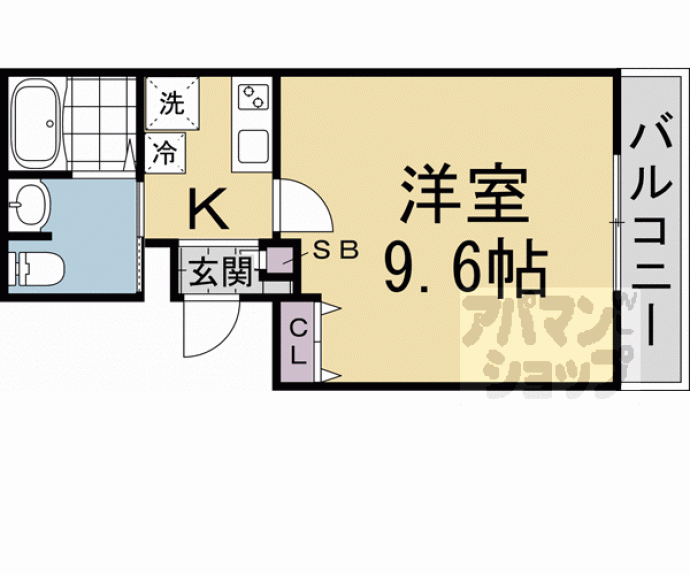 【Ｇｌａｄｖｉｓ烏丸紫明】間取