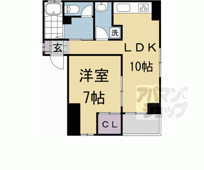 【北白川Ｌ１ビル】間取