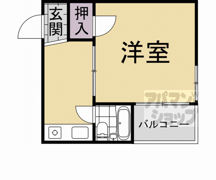 【北白川Ｌ１ビル】間取