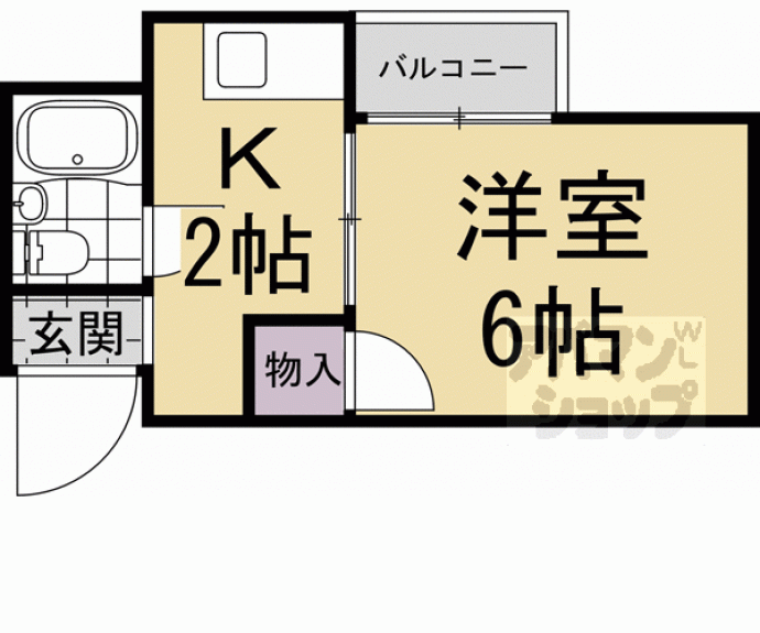 【北白川Ｌ１ビル】間取