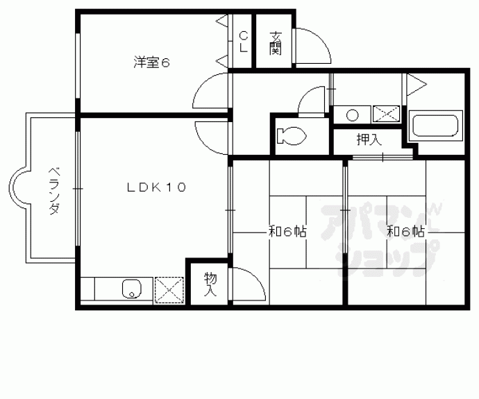 【メゾン大淀】間取