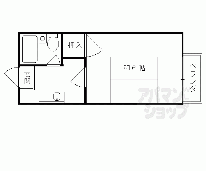 【仙光ハイムＢ】間取