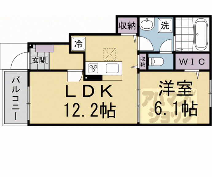 【シモン宝ヶ池】間取