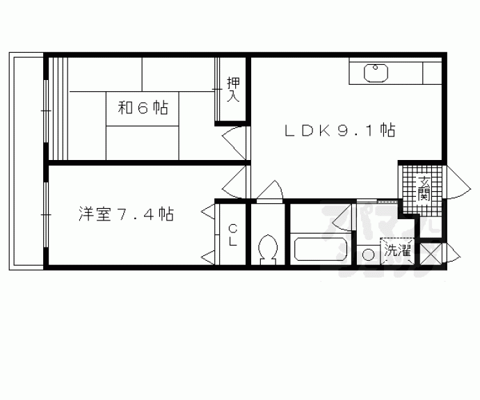 【カストルム本丸】間取