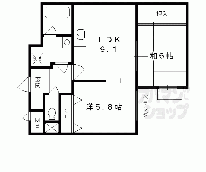 【カストルム本丸】間取