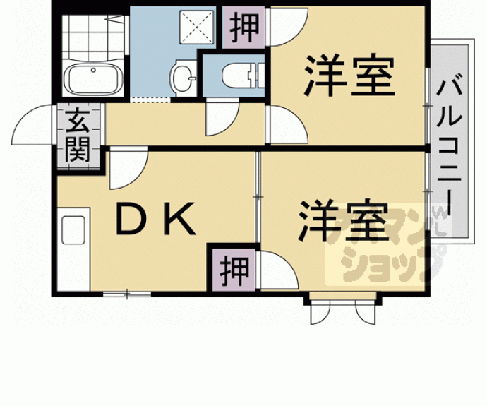 【深草エステートⅤ】間取