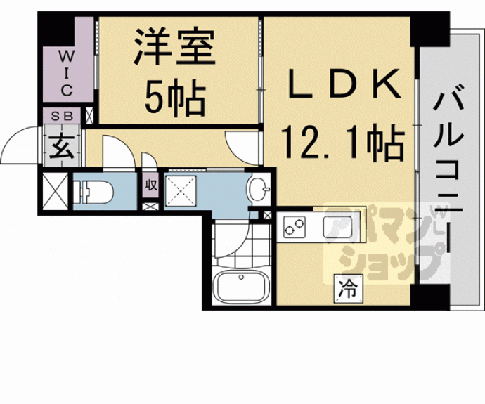 【ブランシエスタ山科大塚】間取