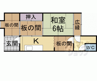 【鹿ケ谷西寺ノ前町１６貸家】