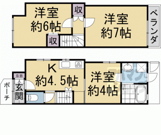 【聚楽廻西町貸家】