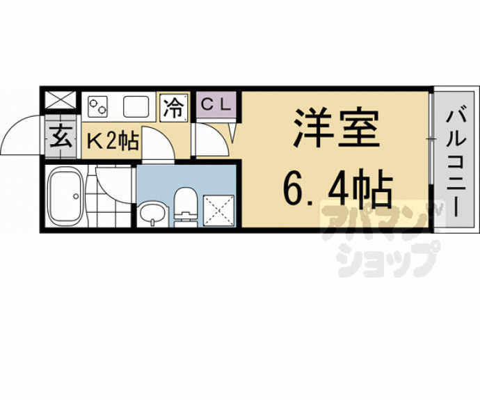 【スターアパートメント京都東野】間取