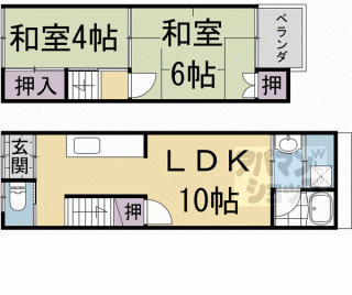 【淀新町貸家】