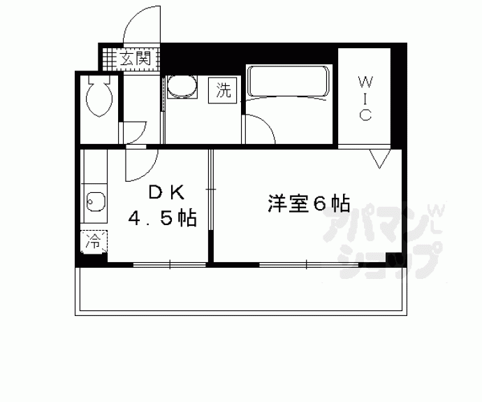 【ＪＲ桃山駅南３】間取