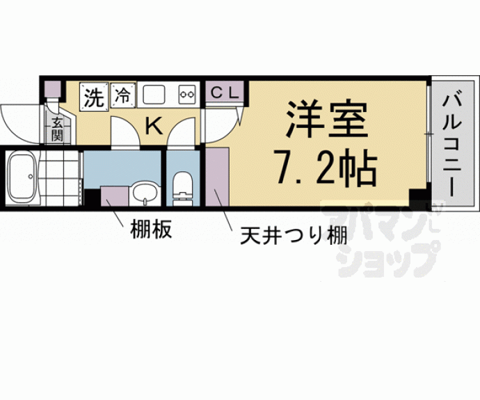 【（仮称）京都五番町新築マンション】間取