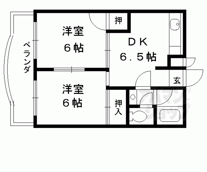 【アネックス桃山】間取