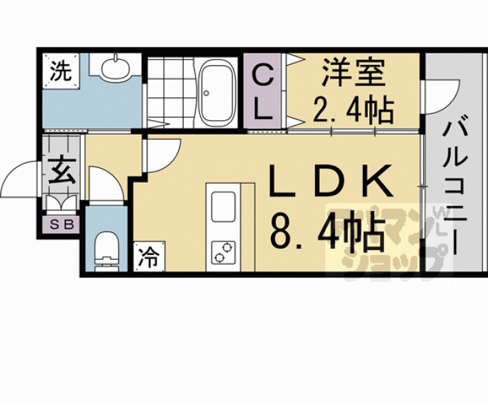 【ＭＪＣ京都西大路Ⅰ】間取