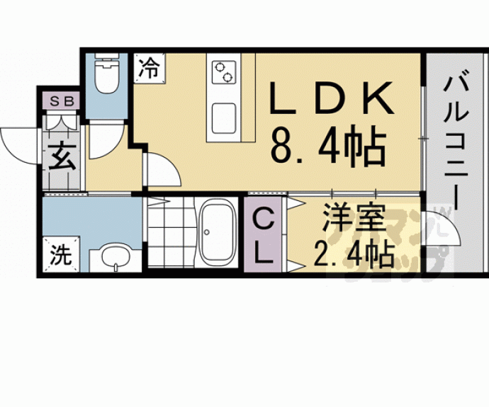 【ＭＪＣ京都西大路Ⅰ】間取