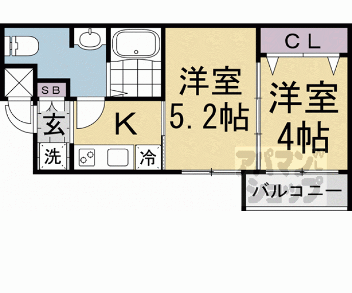 【ＭＪＣ京都西大路Ⅰ】間取