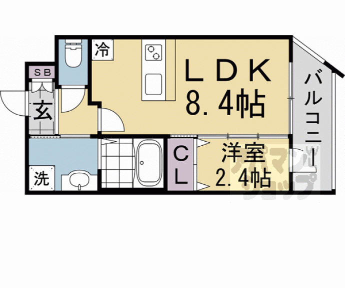 【ＭＪＣ京都西大路Ⅰ】間取