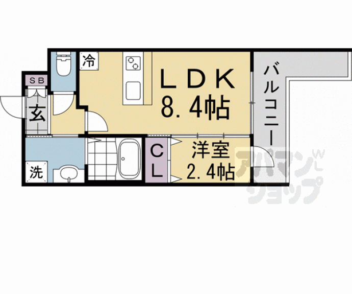 【ＭＪＣ京都西大路Ⅰ】間取