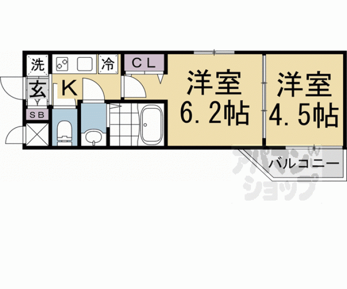 【ＭＪＣ京都西大路Ⅰ】間取