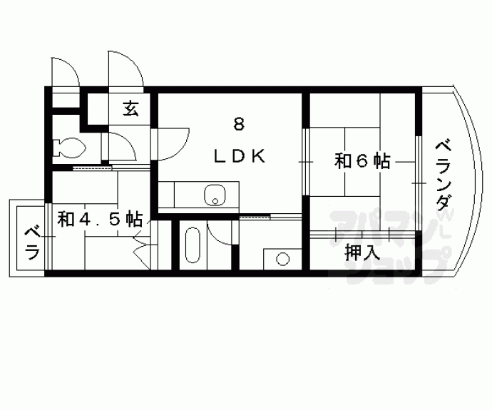 【シャンブル】間取