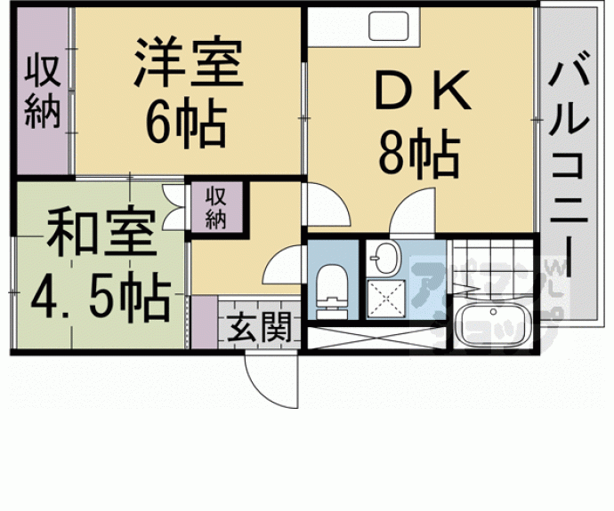 【シャンブル】間取