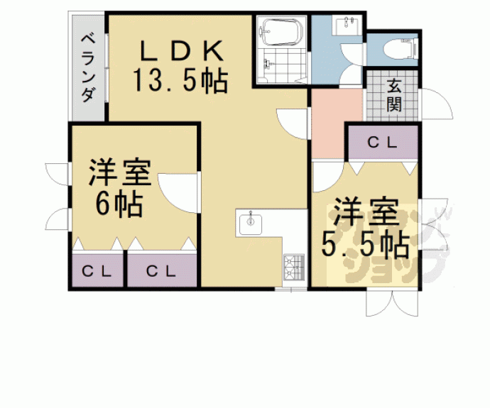 【フラットサーフポート】間取