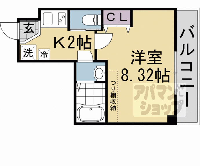 【ウイングス千本丸太町】間取