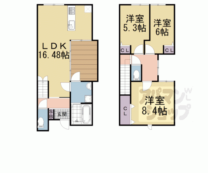 【ビラ・老ノ木】間取