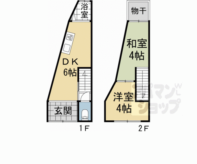 【真盛町７１２－１２貸家】間取