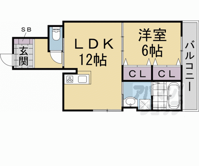 【仮称）西九条大国町】間取