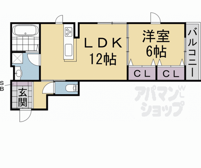 【仮称）西九条大国町】間取