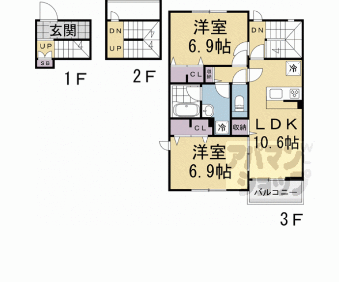 【仮称）山ノ内宮前町ＰＪ】間取