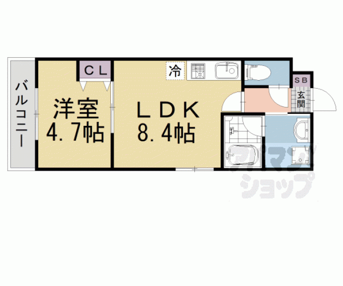 【伏見区両替町１５丁目西マンション新築計画】間取