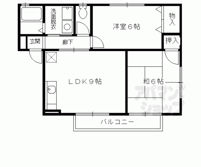 【ハイカムール八科】間取