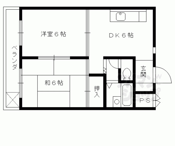 【エンブレム城南宮】間取