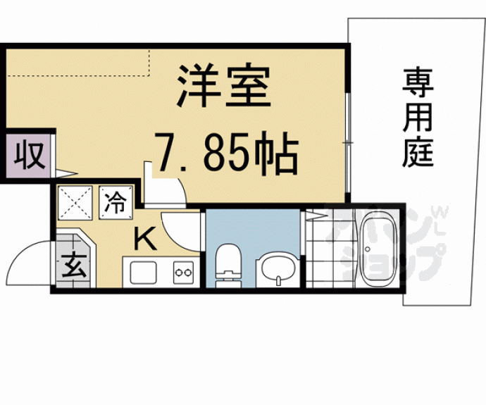 【グラン堀川今出川】間取