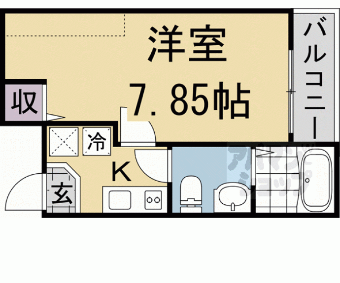 【グラン堀川今出川】間取