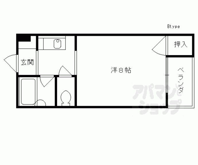 【エルデ桃山　（２．３階）】間取