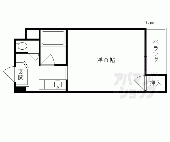 【エルデ桃山　（２．３階）】間取