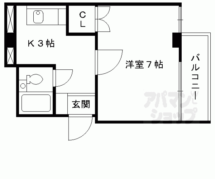 【Ｋ－ｈｏｕｓｅ深草】間取