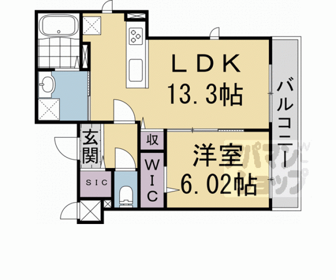 【ベルフォレ大山】間取